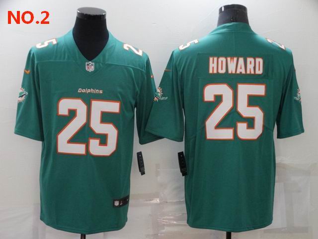 Men's Miami Dolphins #25 Xavien Howard Jerseys-24